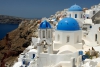 Film Locations Greece Blue and White Church Santorini